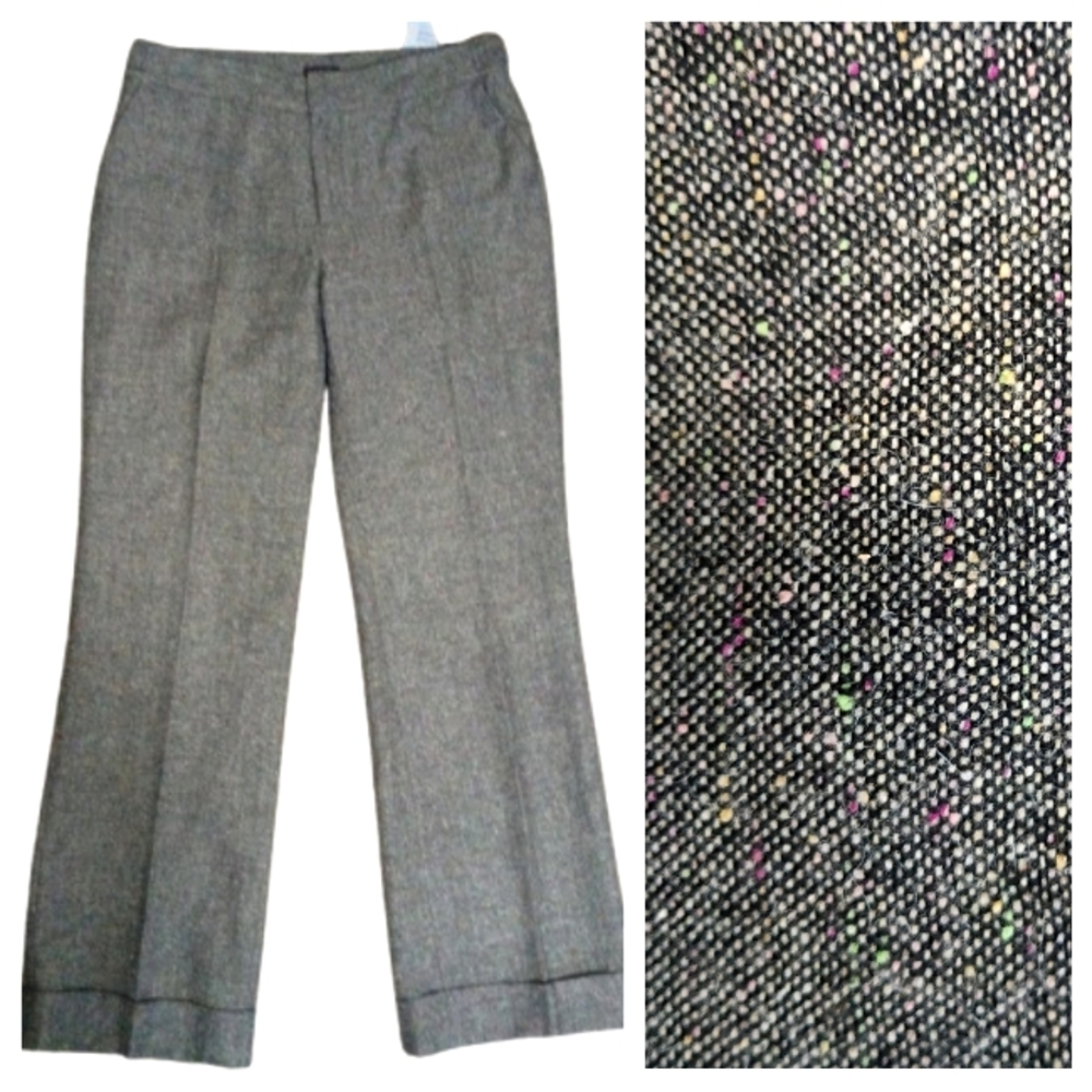 Donegal Cuff Hem Trousers 10 Office Old Money Business Dress Pants Corpcore